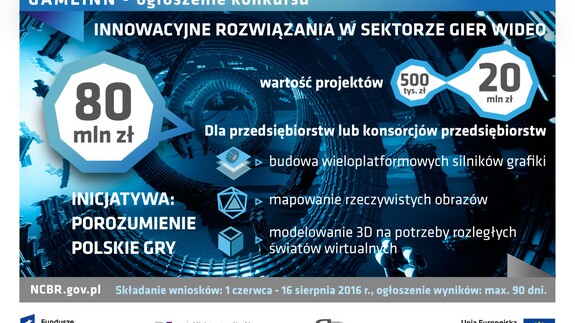 NCBR dofinansuje polski przemysł gier wideo - studiuj Fizykę gier komputerowych i robotów!