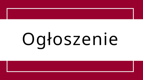 Ogłoszenie